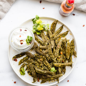 How to Make Homemade Snap Pea Chips in the oven or dehydrator!