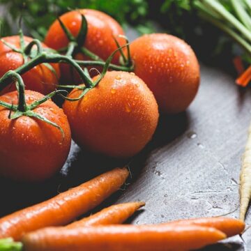 tomatoes and carrots