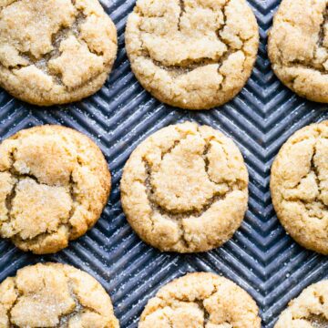 cookies on sheet pan