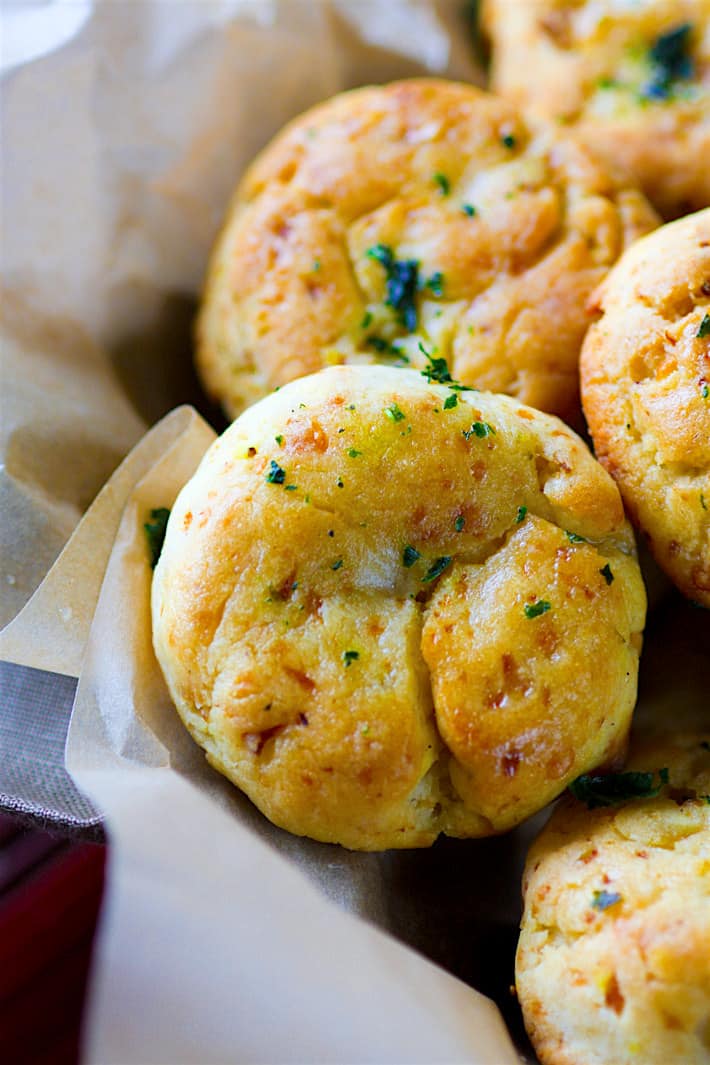 Easy Homemade Gluten Free Buttermilk Biscuits! These gluten free buttermilk biscuits are so delicious, healthy, and packed with extra veggies for great texture and taste. A great way to sneak in more vegetables to your diet without even knowing. Simple to make, ready in 30 minutes, and a total crowd pleaser for gluten free and non gluten free diets! Egg free, Yeast Free.!