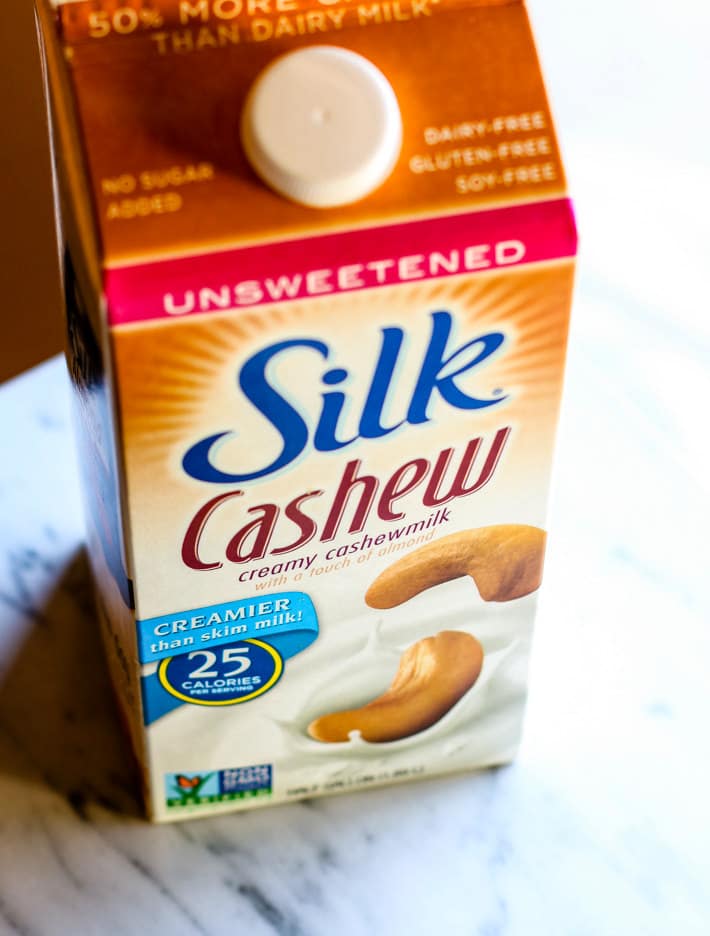 gluten free carrot cake bread pudding using dairy free Silk Unsweetened Cashew milk