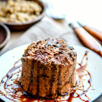 Gluten Free and Dairy Free Chocolate Banana Quinoa Microwave Mug Cake