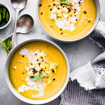 soup in bowls