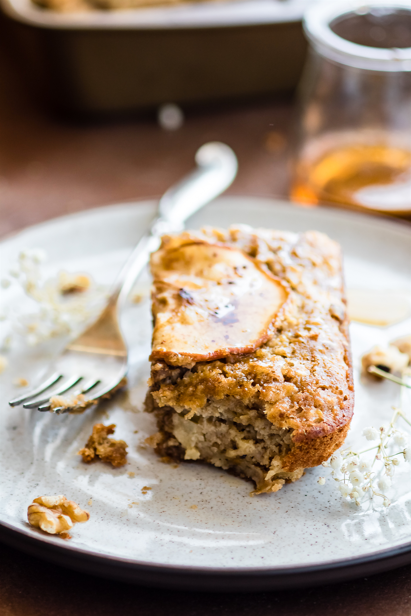 Apple sausage is KEY for making this savory, gluten free baked breakfast casserole recipe. Perfect for breakfast, holiday brunch, or breakfast for dinner! #recipes #glutenfree #breakfast Healthy breakfast bake made with gluten free chicken sausage