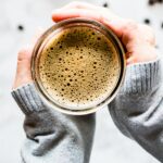 mug of Greek-style hazelnut coffee