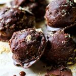 chocolate peanut butter cookie dough bites