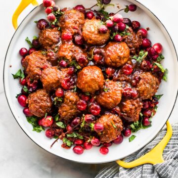Crock Pot Cranberry Meatballs